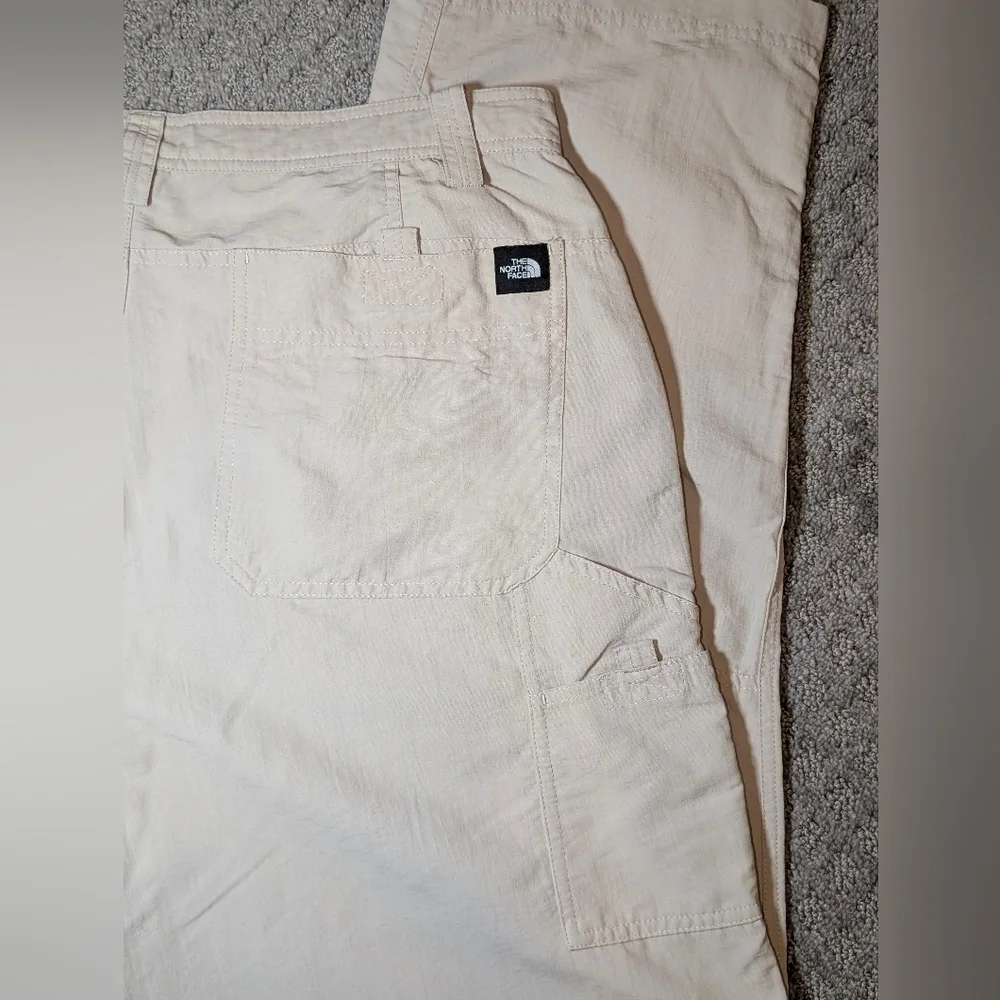 The North Face Men's 38x32 Nylon Tan Cargo Pants Lightweight Hiking Fishing